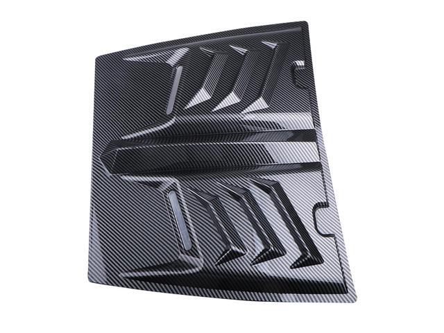 Paiying Car Carbon Fiber ABS Exterior Hood Vent Scoop Cover Air Intake Grille Inlet Trim