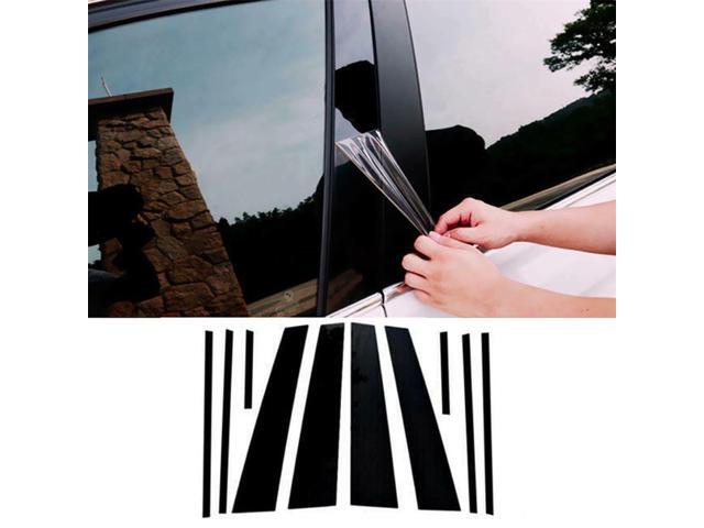 Paiying 10Pcs Glossy Black Pillar Posts Door Window Cover Trim For Toyota Rav4 2019-2023