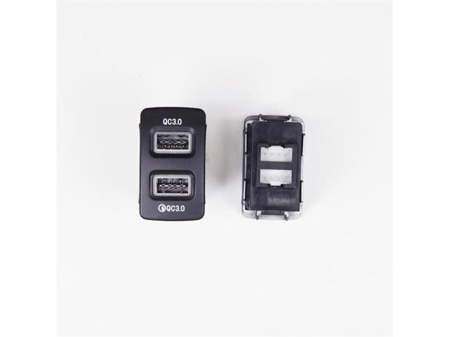 Yingshan 18W Car Charger Dual-Usb Qc3.0 Fast Charging For Honda Fit City Civic