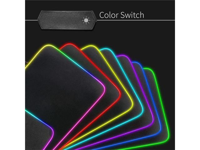 RGB Gaming Mouse Pad Led Computer Mousepad with Backlight Carpet For keyboard Desk Mat
