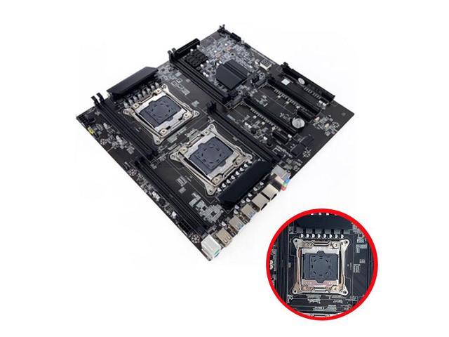 Boxed x99 Dual Motherboard 2011-3 lLuxury Motherboard x99 CPU 2011v3 Dual ATX DDR4 Four Channel LGA PC Motherboard