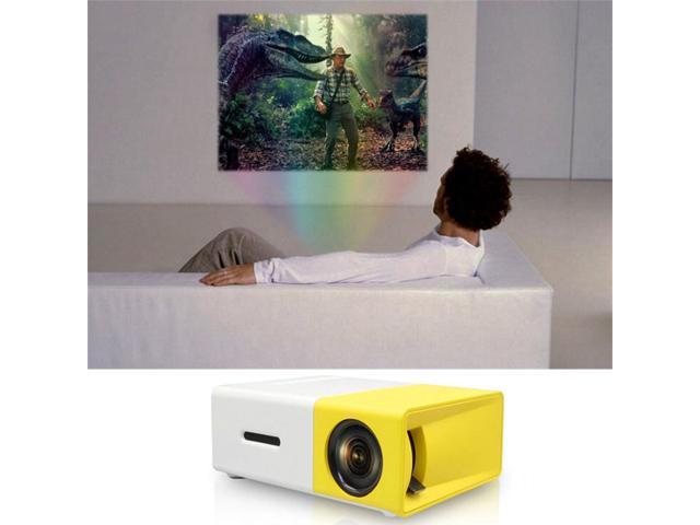 1080P HD Portable Mini LED Projector Smart Home Theater VGA/USB/SD