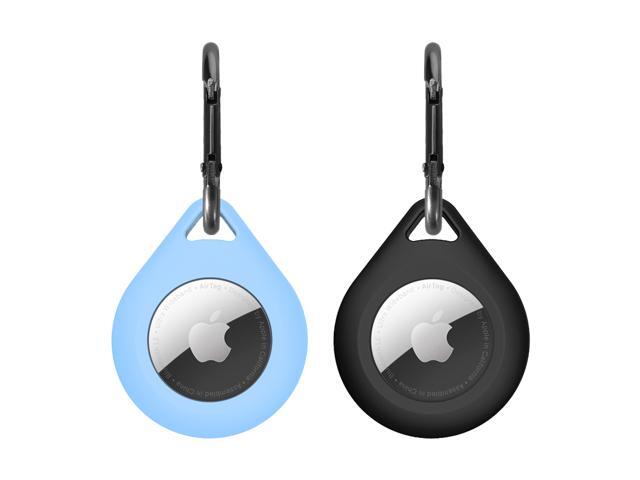 2 Pack Premium Silicone Airtag Apple Case, Airtag Keychain Holder, Anti-scratch Protective Cover, Anti-fall Airtag Accesseries, Protective Sleeve...
