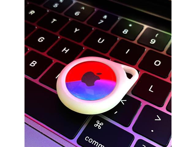 1 Pack Premium Silicone Airtag Apple Case, Airtag Keychain Holder, Anti-scratch Protective Cover, Anti-fall Airtag Accesseries, Protective Sleeve...