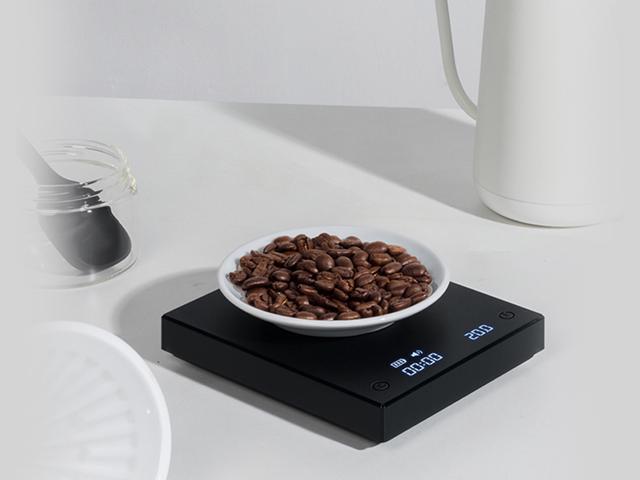 Timemore Black Mirror Basic Coffee Scale, High Precision, Espresso & Pour Over, LED Display (New Version)