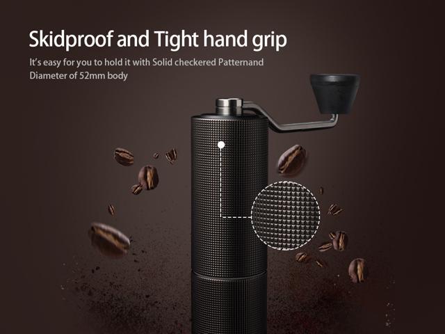 TIMEMORE Chestnut C2 Max Manual Coffee Grinder, CNC Stainless Steel Burr, Portable Hand Grinder for Office, Home, Travel, Camping, 30g Capacity...