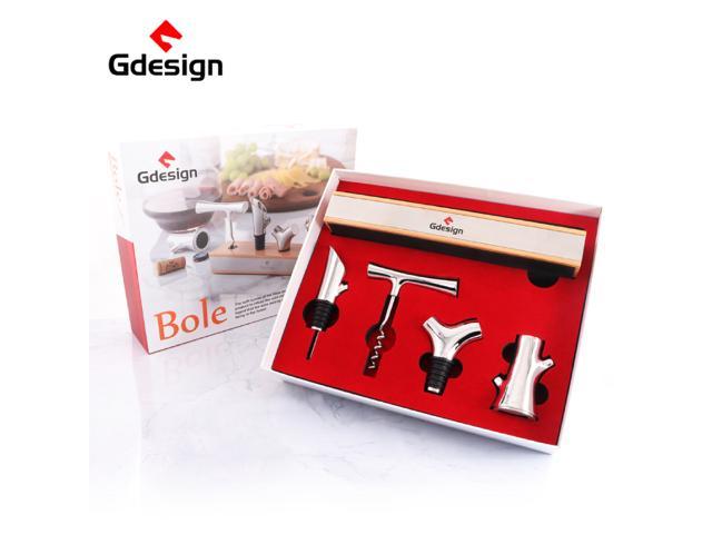 Photos - Other kitchen appliances iF DESIGN AWARD - Gdesign Bole Set of 4. Wine Accessories Set, incl. Corks
