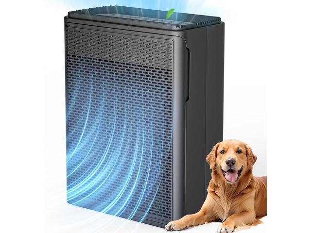 Air Purifiers for Home Pets Covers Up to 1500 Sq Ft,H13 True Hepa Filter with Filter Reminder,Pet Hair Dander Smoke Air Cleaner,22 dB Quiet Sleep...