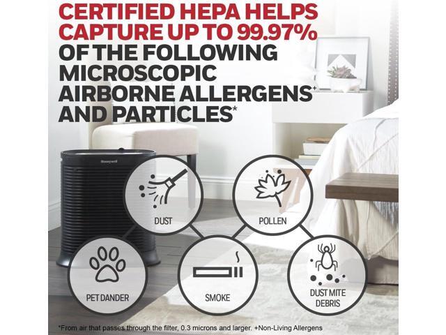 AllergenPlus HEPA Air Purifier, Airborne Allergen Reducer for Large Rooms, Reduces Allergens, Smoke, Wildfire Smoke, Pollen, Pet Dander and More,...