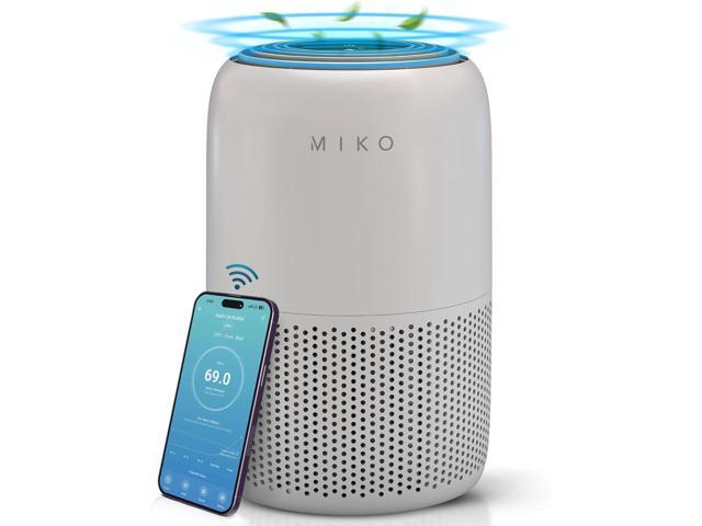Air Purifier for Bedroom with 3-in-1 HEPA Filter & Sleep Mode, Whisper Quiet, Covers Up to 1200 ft, Smart Wi-Fi App Control - Removes Smoke,...