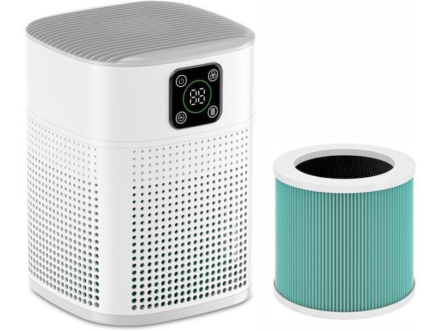 Air Purifiers for Bedroom, Honeyuan H13 HEPA Air Purifier for Home Large Room 600 sqft, Air purifiers with 360°Air Intake, 3 Fan Speeds, 3-Stage...