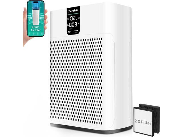 Air Purifiers for Home Large Room Covers 1740ft², HEPA Air Purifier with PM 2.5 Display, 2 Air Intakes Air Cleaner with App Control for Bedroom,...
