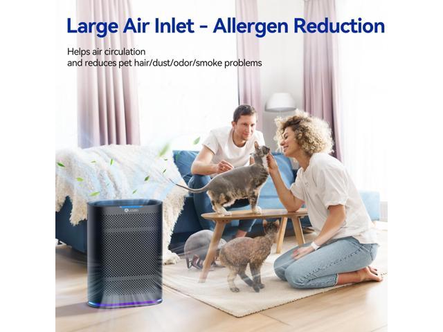 Air Purifiers for Home Large Room Cover 2,100 Ft²,Home Air Purifier with Air Quality Monitor & Aromatherapy,Auto H13 Air Purifier Removes Pets Hair...