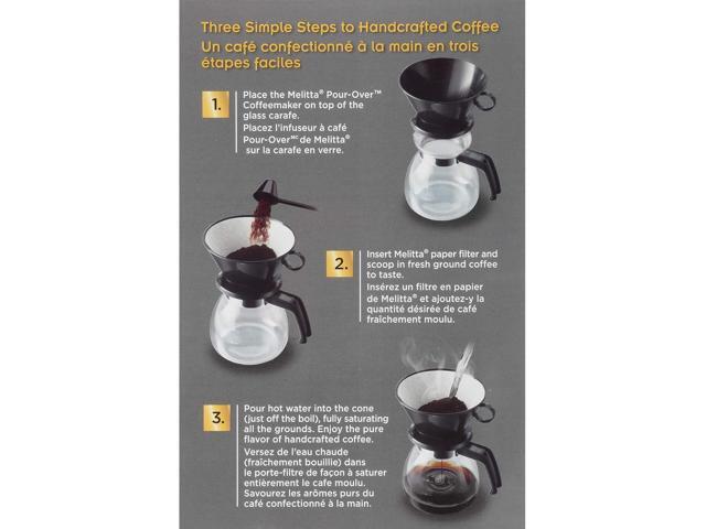 Melitta 640616 Coffee Maker, 52 oz, Glass Carafe