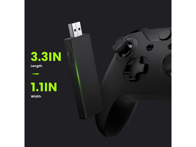 Wireless Adapter Compatible with Xbox One Controller for Windows 10/8.1/8/7