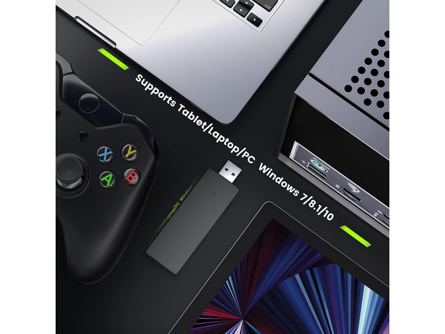 Wireless Adapter Compatible with Xbox One Controller for Windows 10/8.1/8/7