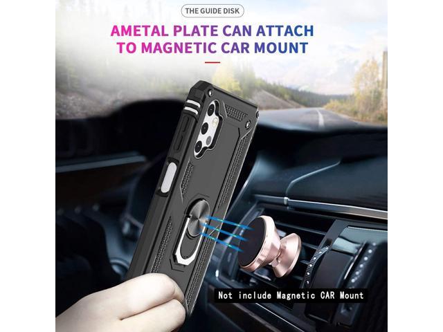LeYi for Samsung Galaxy A32 5G Phone Case, Samsung A32 Case with [2 Pack] Tempered Glass Screen Protector, [Military-Grade] Ring Kickstand...
