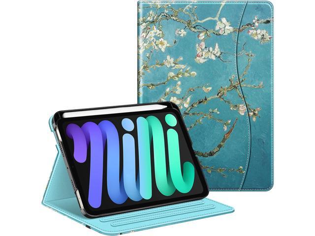 Fintie Folio Case for iPad Mini 7 (A17 Pro, 7th Generation) 2024 / iPad Mini 6 (6th Gen) 8.3 Inch, Multi-Angle Smart Stand Cover with Pencil Holder...