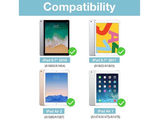 ProCase Smart Cover for iPad 9.7 (2018 & 2017, Old Model) / iPad Air 2 / iPad Air Case, Slim Stand Protective Folio Case for iPad 9.7 Inch 5th/6th...