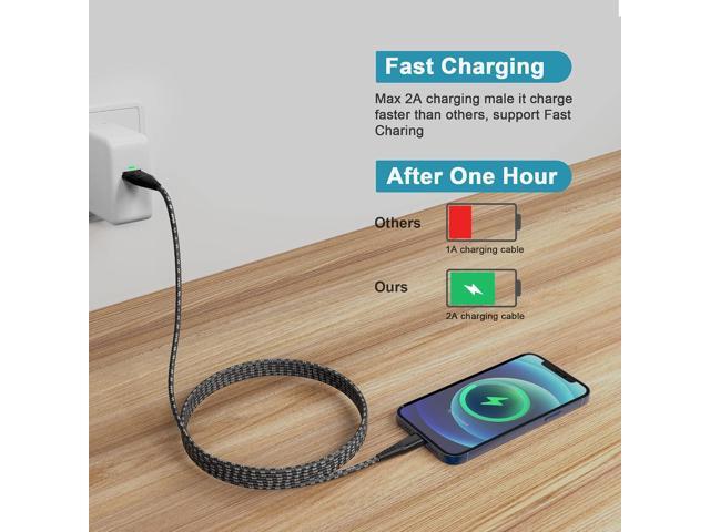 Long iPhone Charger Cord 20FT (6M) [Apple MFi Certified] Extra Long iPhone Cable Fast Apple Charger Cable Nylon Braided USB Lightning Cable 2.4A...