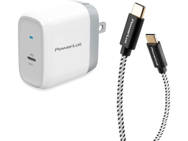 45W USB-C Charger, PowerLot Super Fast Charger& 6FT Cable, S22 Ultra Charger 45W S21 Ultra Charger, GaN USB C Charger with PD 3.0 PPS/AFC, for...