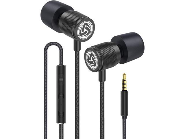 LUDOS Ultra Wired Earbuds in-Ear Headphones, 5 Years Warranty, Earphones with Microphone, Noise Isolating Ear Buds, Memory Foam for iPhone,...