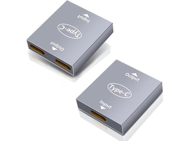 USB C Splitter Y Dual USB C Charger Adapter USB Female to Female Double USB C Port Hub Charger Power Split Adapter Splitter2 Pack