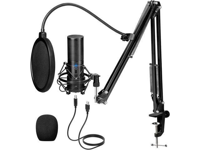 TONOR USB Podcast Microphone, Gaming PC Studio Streaming Mic Kit for PS4/5/Discord/Twitch Gamer, Recording Condenser Equipment Cardioid Microfono...