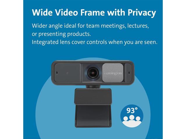 Kensington W2050 Pro 1080p Auto Focus Pro Webcam with Dual Stereo Microphone for Video Conferencing, Software Control, Privacy Shutter, Compatible...