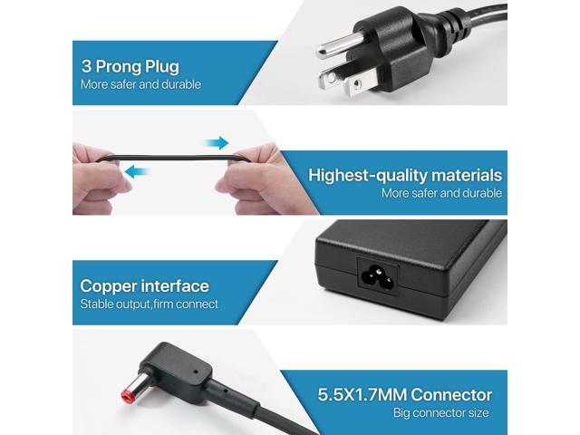180W 135W Charger for Acer Nitro 5 AN515 Charger ADP-135KB T ADP-180MB K AC Adapter - (Compatible with Acer Nitro 5 N20C1 Nitro 7 Gaming Laptop)