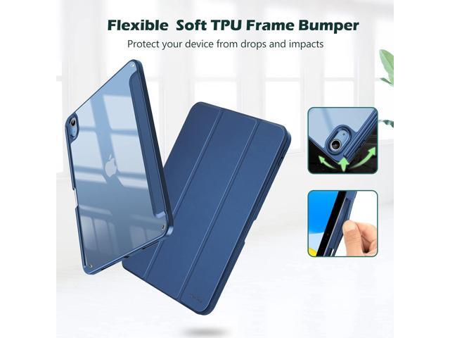 ProCase for iPad (A16) 11th Generation 11 Inch 2025/10th Generation 10.9 Inch 2022 Case with Pencil Holder, Hybrid iPad 11 10 Case with Clear Back,...