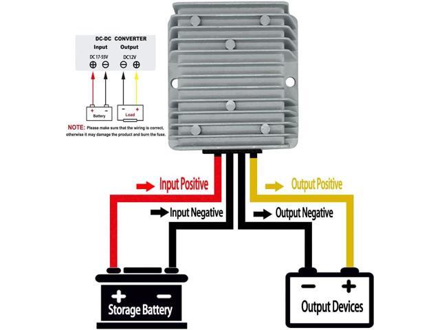 Step Down Converter 12v 20a 240w for 18v to 12v Step Down (Dc17-55v Inputs)
