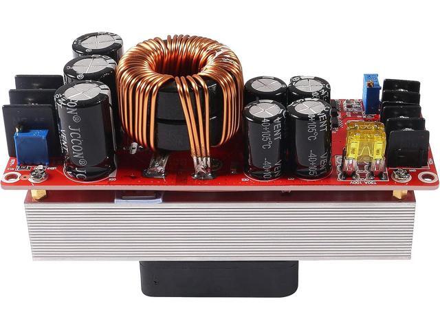 ACEIRMC 1500W 30A DC-DC Boost Converter DIY Step-up Boost Constant Stream Power Supply Module Board in 10-60V Out 12-90V Electric Unit Module...