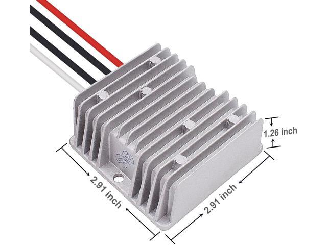 24V to 12V 30A 360W Step-Down Transformer DC to DC Buck Converter for Golf Cart Power Supply