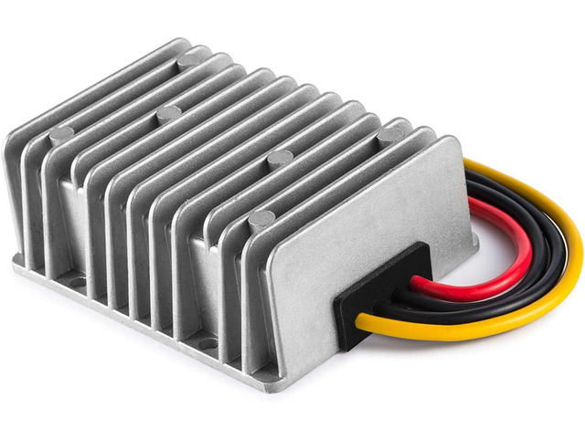 Voltage Converter Regulator DC 24V Step Down DC 12V 40A 480W, Waterproof Voltage Reducer, Big-Size Power Supply Module Buck Transformer, for Golf...
