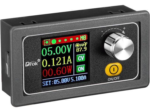 Adjustable Voltage Regulator DC, D Buck Boost Converter 6.0V-36V 9v 12v to DC 0.6-36V 24v 5A Power Supply Panel, Constant Current Volt Step Up Down...