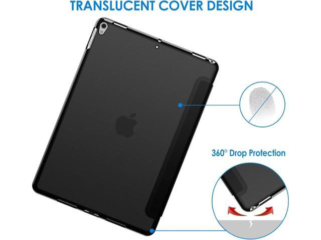 JETech Case for iPad Pro 10.5-Inch and iPad Air 3 (10.5-Inch 2019, 3rd Generation), Smart Cover Auto Wake/Sleep Cover (Black)