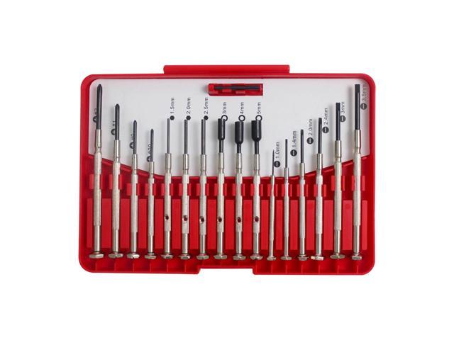 Photos - Drill / Screwdriver Precision Steel Shaft 16-Piece Screwdriver Set, Variety of Slotted/Phillip