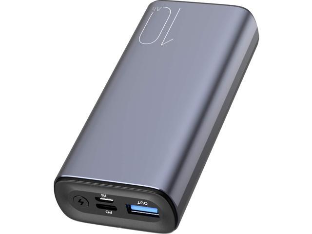 TOZO Portable Charger 10000mAh Power Bank 18W PD High-Speed Fast Charging Battery Pack with USB-C Input/Output for iPhone,Samsung and More, Gray