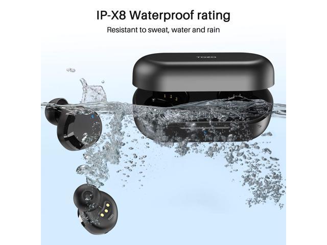 TOZO T12 Wireless Earbuds Bluetooth Headphones Premium Fidelity Sound Quality Wireless Charging Case Digital LED Intelligence Display IPX8...