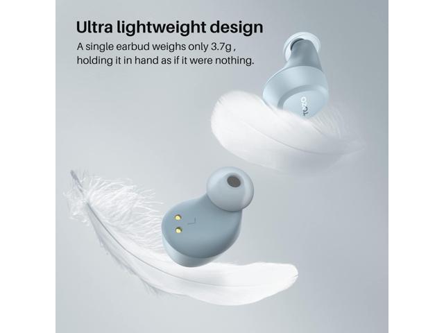 TOZO A1 Mini Wireless Earbuds Bluetooth 5.3 in Ear Light-Weight Headphones Built-in Microphone, IPX5 Waterproof, Immersive Premium Sound Long 12m...