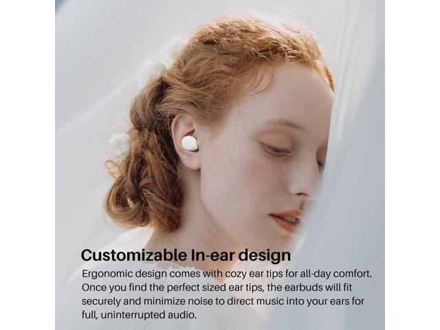 TOZO A1 Mini Wireless Earbuds Bluetooth 5.3 in Ear Light-Weight Headphones Built-in Microphone, IPX5 Waterproof, Immersive Premium Sound Long 12m...