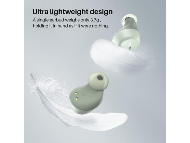 TOZO A1 Mini Wireless Earbuds Bluetooth 5.3 in Ear Light-Weight Headphones Built-in Microphone, IPX5 Waterproof, Immersive Premium Sound Long 12m...