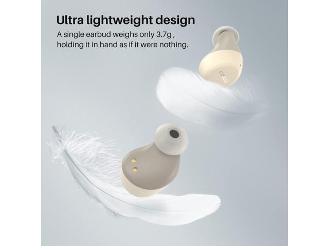 TOZO A1 Mini Wireless Earbuds Bluetooth 5.3 in Ear Light-Weight Headphones Built-in Microphone, IPX5 Waterproof, Immersive Premium Sound Long 12m...