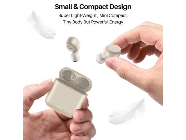 TOZO T6 True Wireless Earbuds Bluetooth 5.3 In Ear Headphones Touch Control with Wireless Charging Case IPX8 Waterproof Built-in Mic Headset...