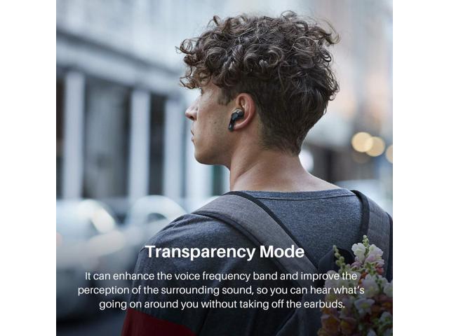 TOZO NC2 Noise Cancelling Earbuds Wireless Bluetooth in-Ear Detection Headphones 42H Play ENC Mic Clear Calls Stereo Bass IPX6 Waterproof Transparency Mode Wireless Charging One-Step Pairing - image 3