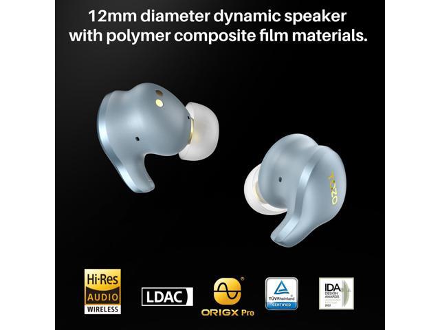 TTOZO Golden X1 Wireless Earbuds Balanced Armature Driver and Hybrid Dynamic Driver, Bluetooth 5.3 Headphones OrigX Pro, LDAC & Hi-Res Audio, ENC...