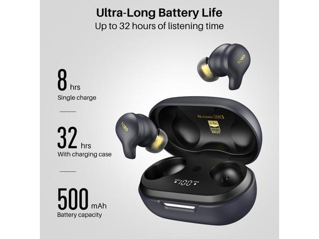 TOZO Golden X1 Wireless Earbuds Balanced Armature Driver and Hybrid Dynamic Driver, Bluetooth Headphones OrigX Pro,LDAC & Hi-Res Audio, Environment...