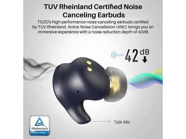 TOZO Golden X1 Wireless Earbuds Balanced Armature Driver and Hybrid Dynamic Driver, Bluetooth Headphones OrigX Pro,LDAC & Hi-Res Audio, Environment...