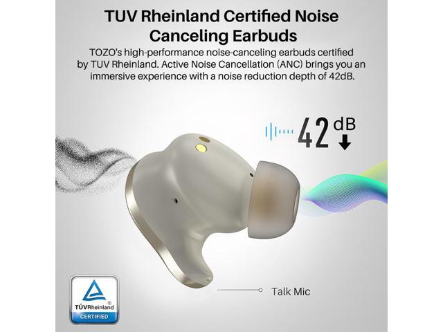 TOZO Golden X1 Wireless Earbuds Balanced Armature Driver and Hybrid Dynamic Driver, Bluetooth 5.3 Headphones OrigX Pro, LDAC & Hi-Res Audio,...
